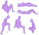 VELVI - kit complet avec 6 dilatateurs vaginaux