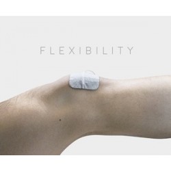 4 électrodes carrées 5x5cm, à gel japonais avec prises banane 2mm