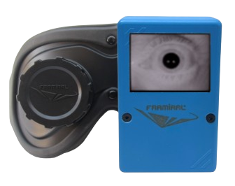 Lunettes de vidéonystagmographie avec écran intégré FRAMISCOPE de FRAMIRAL
