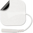 4 électrodes carrées 5x5cm, banane 2mm, à gel japonais avec prises banane 2mm