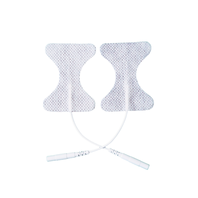 Electrodes Papillon 40 x 53 mm, lot de 4 pièces, fiches banane