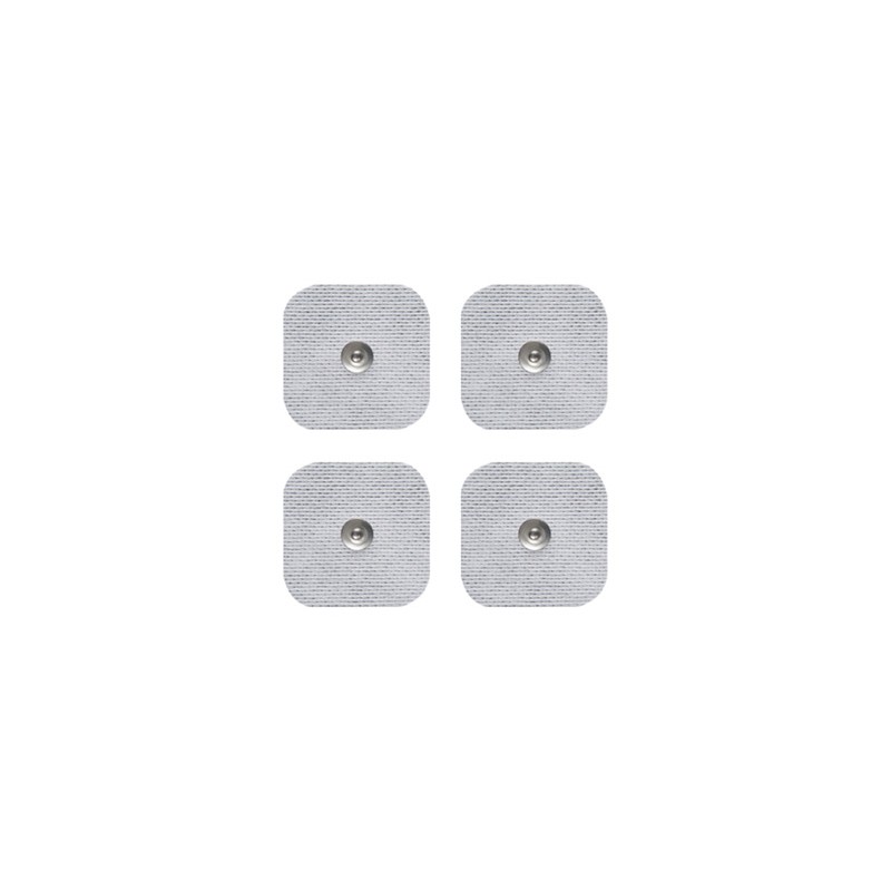 4 électrodes carrées 5x5cm, SNAP