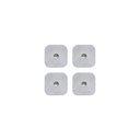 4 quadratische Elektroden 5x5 cm, SNAP