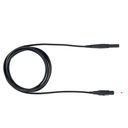 NEUTRAL CABLE, 4 mm, BLACK Diacare 5000