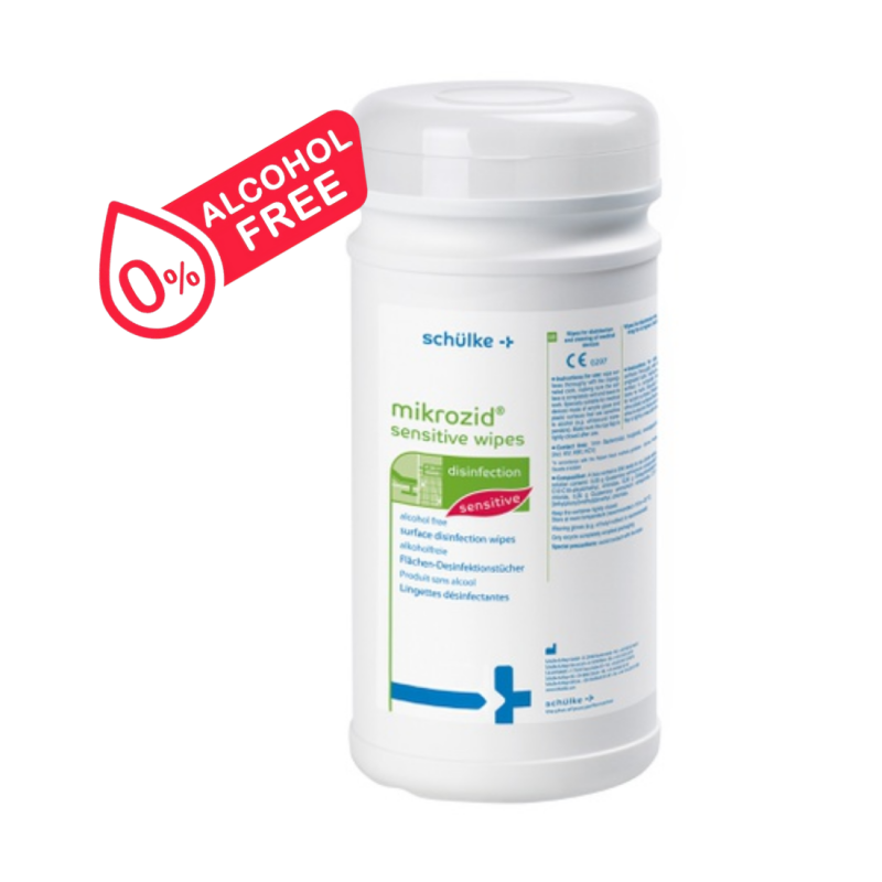 BOX lingettes désinfectantes Mikrozid sans alcool 