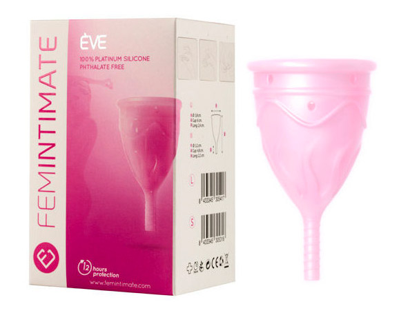 Coupe menstruelle Eve silicone FEMINTIMATE taille L