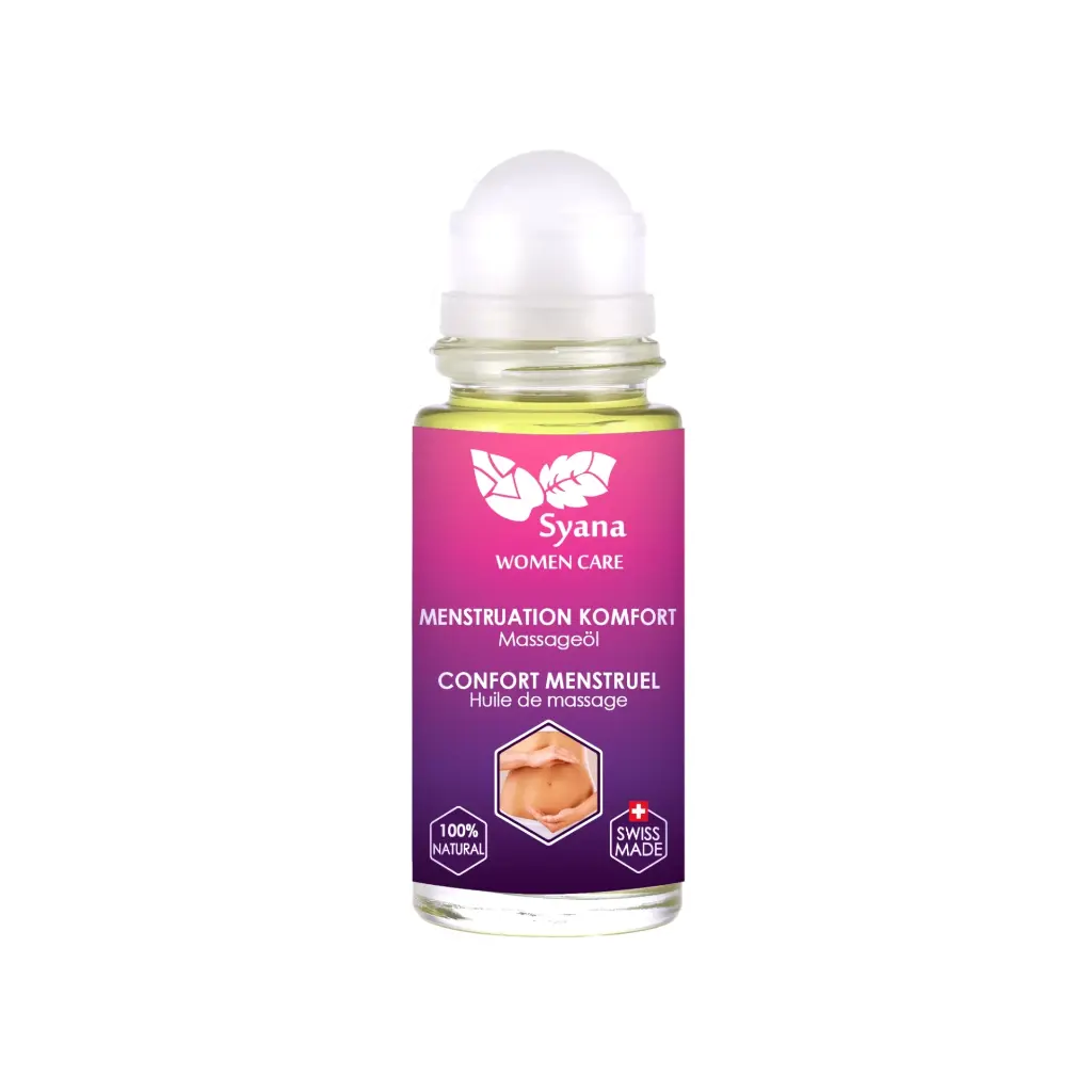 Syana Roll-on für das Wohlbefinden während der Menstruation, 100 % natürlich, 50 ml