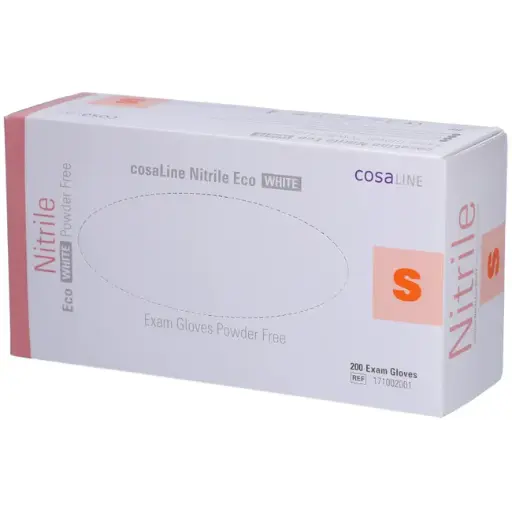 [171002101] Boîte de 200 gants nitrile bleus Taille S non poudrés