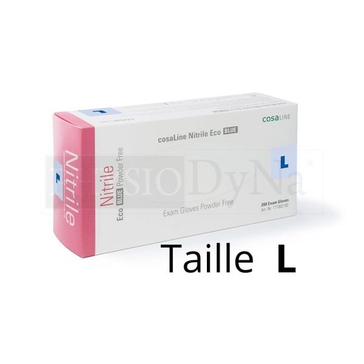 [171002103] Boîte de 200 gants nitrile bleus Taille S non poudrés (copie)