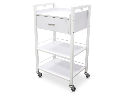 [1174-CH5051A-BL] Carrellino con ruote e cassetto