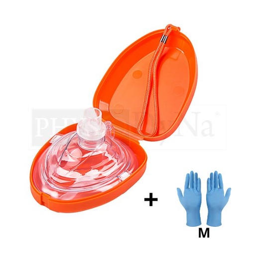 [CP641000] 60 Masques blancs de premiers secours avec valve